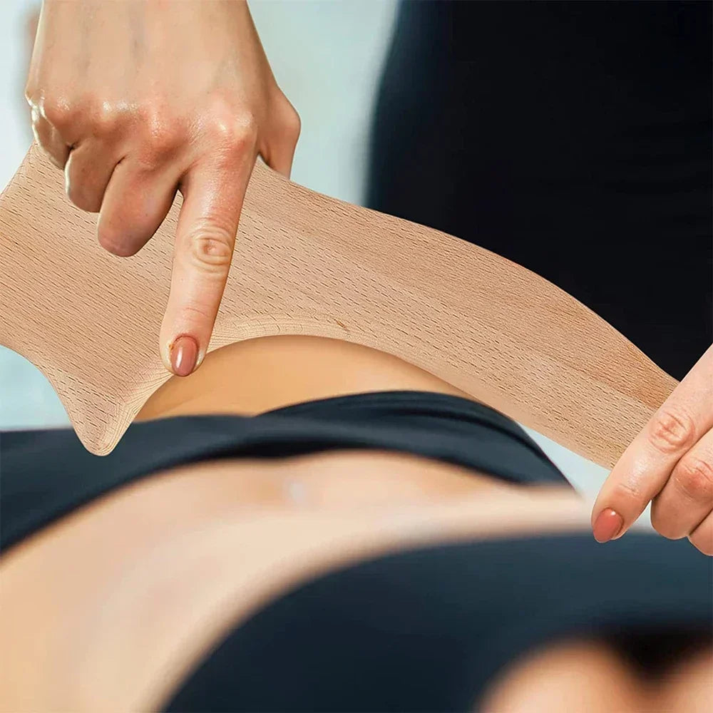Wood Therapy Massage Tools Lymphatic Drainage Massager Maderoterapia Kit Wooden Massager Body Sculpting Tools for Muscle Pain Relief, Anti-Cellulite, Body Contouring and Shaping