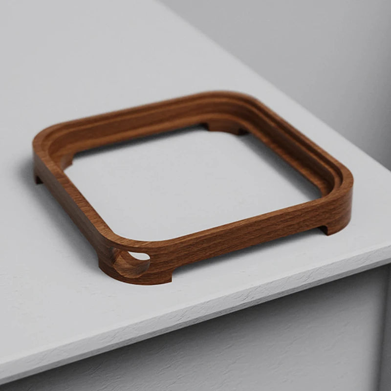 2024 Wooden Mac Mini M4/M4 Pro Stand-Ventilated Cooling Base with Lock Buckle and Anti-Slip Design for Apple Mac Mini,Sleek and Stylish Desktop Accessory