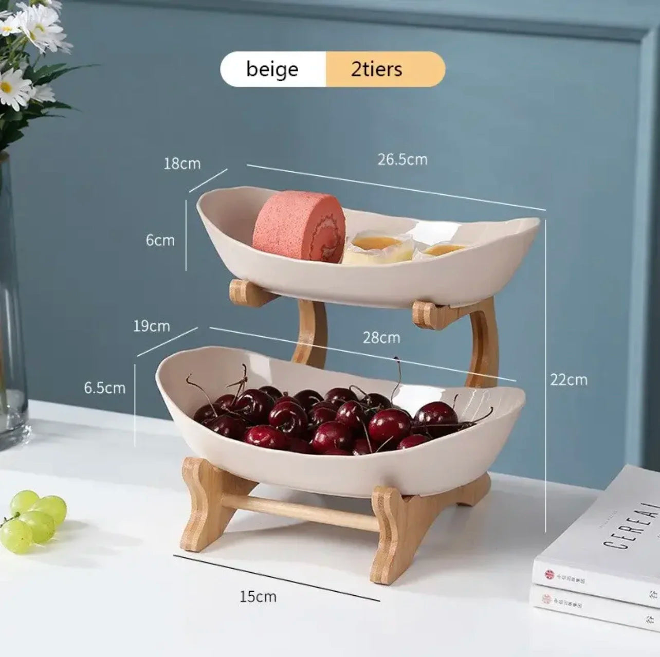Ceramic Candy Dish Living RoomCeramic Candy Dish Living Room Home Three-Layer Fruit Plate Snack Plate Creative Modern Dried Fruit Fruit Basket Home Three-Layer Fruit Plate Snack Plate Creative Modern Dried Fruit Fruit Basket
