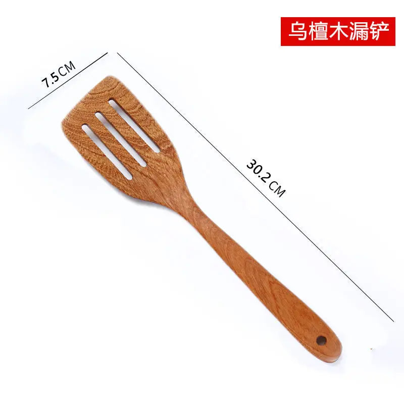 Wooden Spatula for Cooking, Acacia Wood Flat Frying Spatulas, Long Handle Spatula Turner for Non Stick Pans, Non-Scratch, Wooden Kitchen Utensils for Cooking, Frying, Baking