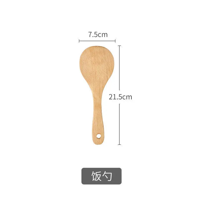 Wooden Spatula for Cooking, Acacia Wood Flat Frying Spatulas, Long Handle Spatula Turner for Non Stick Pans, Non-Scratch, Wooden Kitchen Utensils for Cooking, Frying, Baking