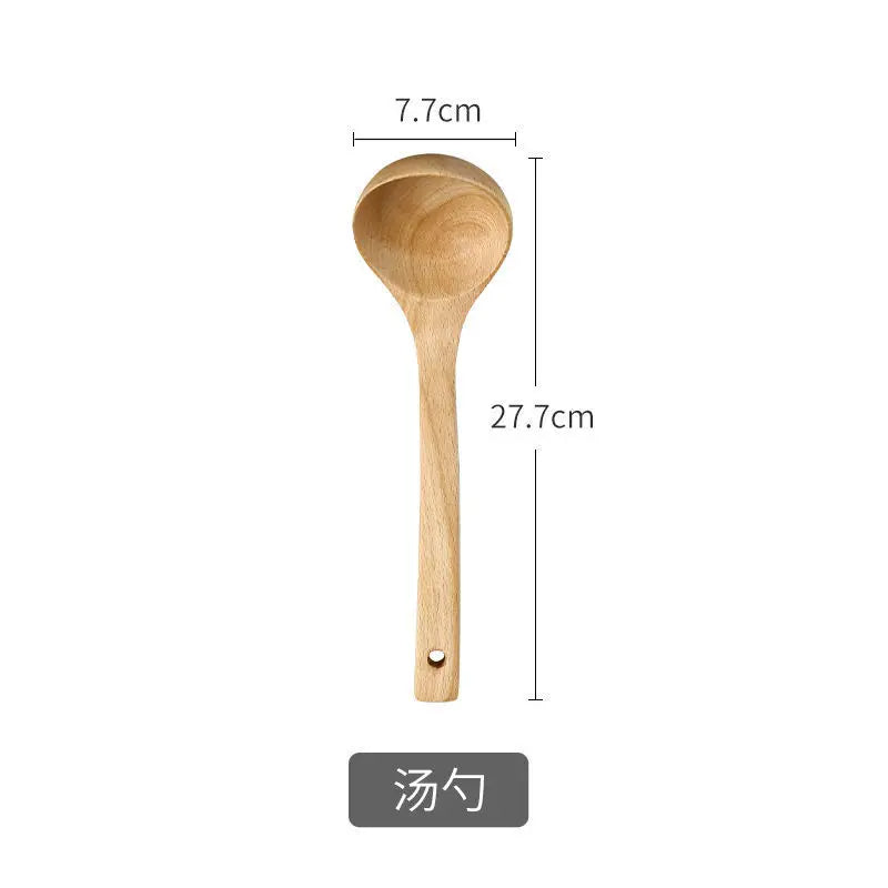 Wooden Spatula for Cooking, Acacia Wood Flat Frying Spatulas, Long Handle Spatula Turner for Non Stick Pans, Non-Scratch, Wooden Kitchen Utensils for Cooking, Frying, Baking