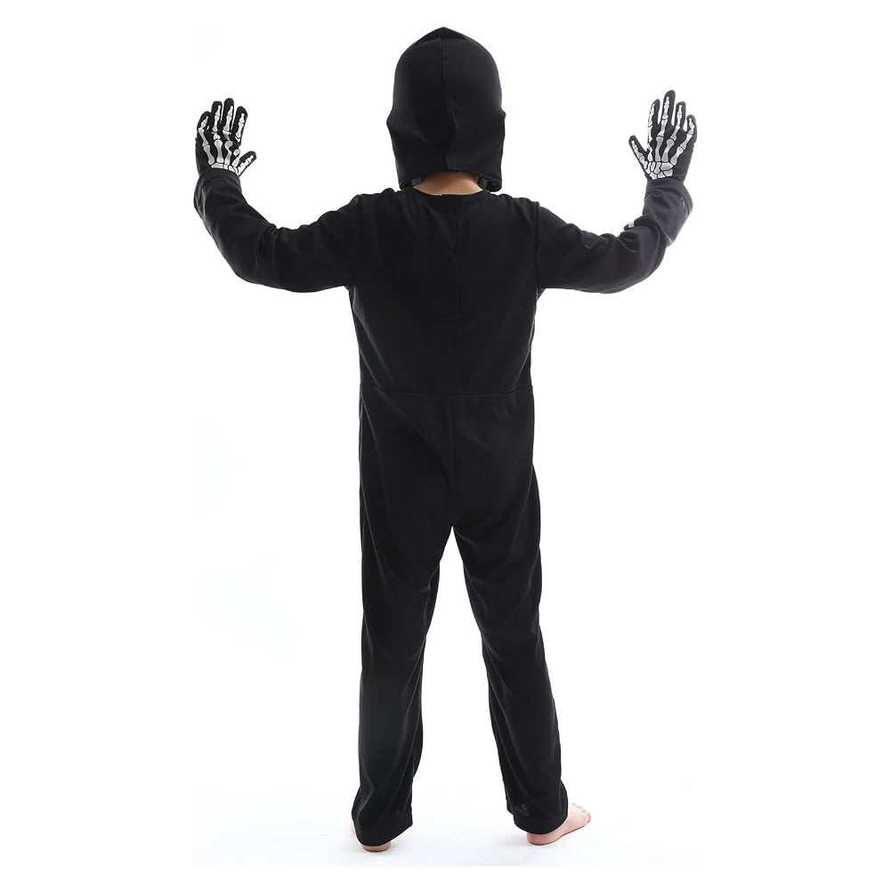 Party Kids Skeleton Costume Glow in the Dark Skeletons Halloween Skeleton Costumes for Boys and Girls
