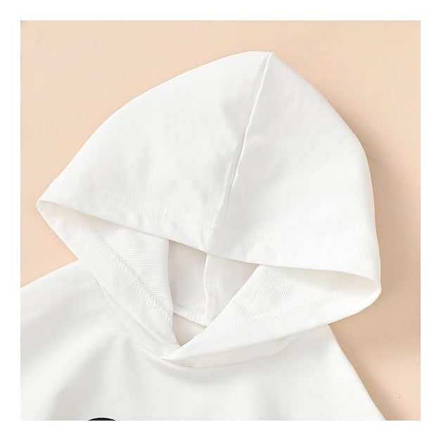 Kids Toddler Boy Girl Halloween Costume Ghost Smile Cloak Hooded Cape Poncho Fancy Party Cosplay Outfits