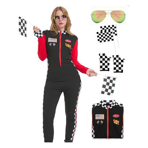 Halloween Sexy Race Car Driver Costume Women 2026 for Talladega Nights