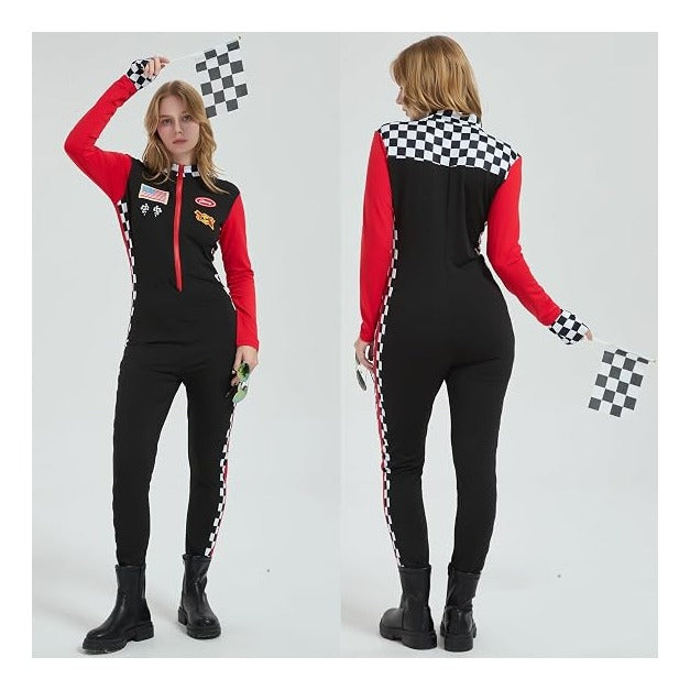 Halloween Sexy Race Car Driver Costume Women 2026 for Talladega Nights