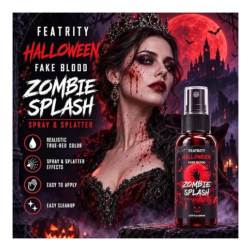 Halloween Blood Spray for Zombie: Realistic Splatter Effect
