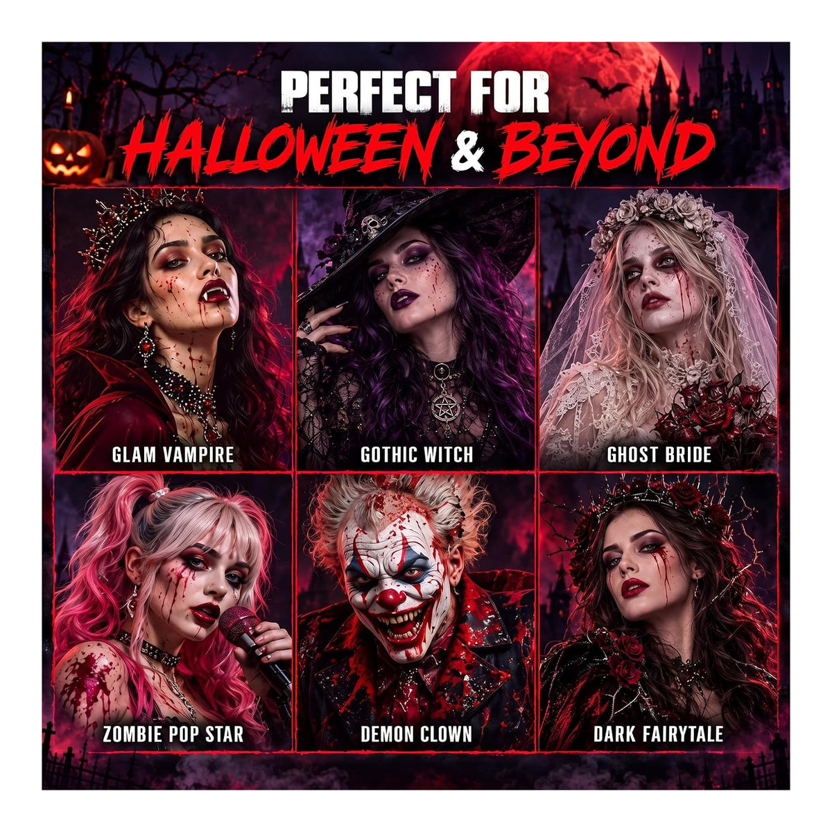 Halloween Blood Spray for Zombie: Realistic Splatter Effect