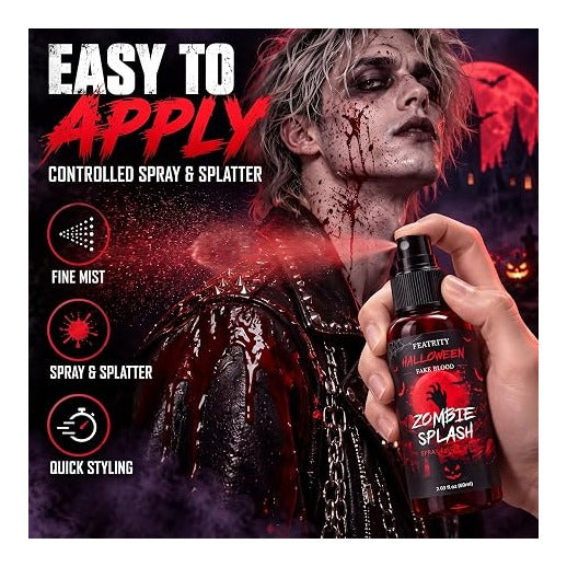 Halloween Blood Spray for Zombie: Realistic Splatter Effect