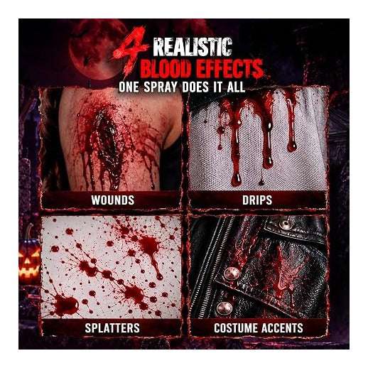 Halloween Blood Spray for Zombie: Realistic Splatter Effect